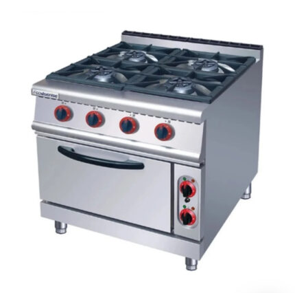 Gas 4-Burner Range with Gas/Electric oven