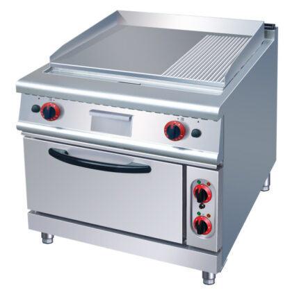 Electric Griddle (1/3 Grooved) with Electric Oven